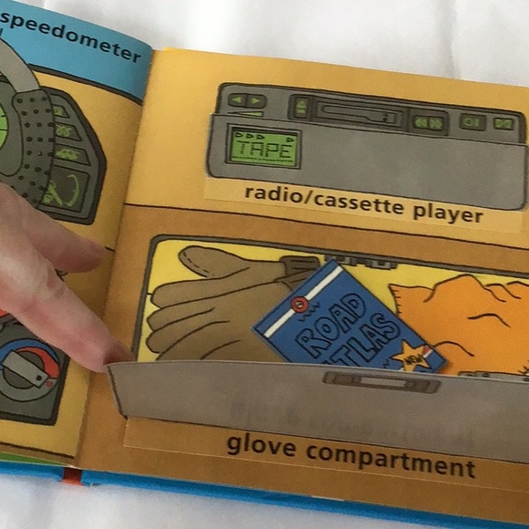 Let’s Look inside the Red Car, rare hardcover vintage , excellent - Picture 13 of 16